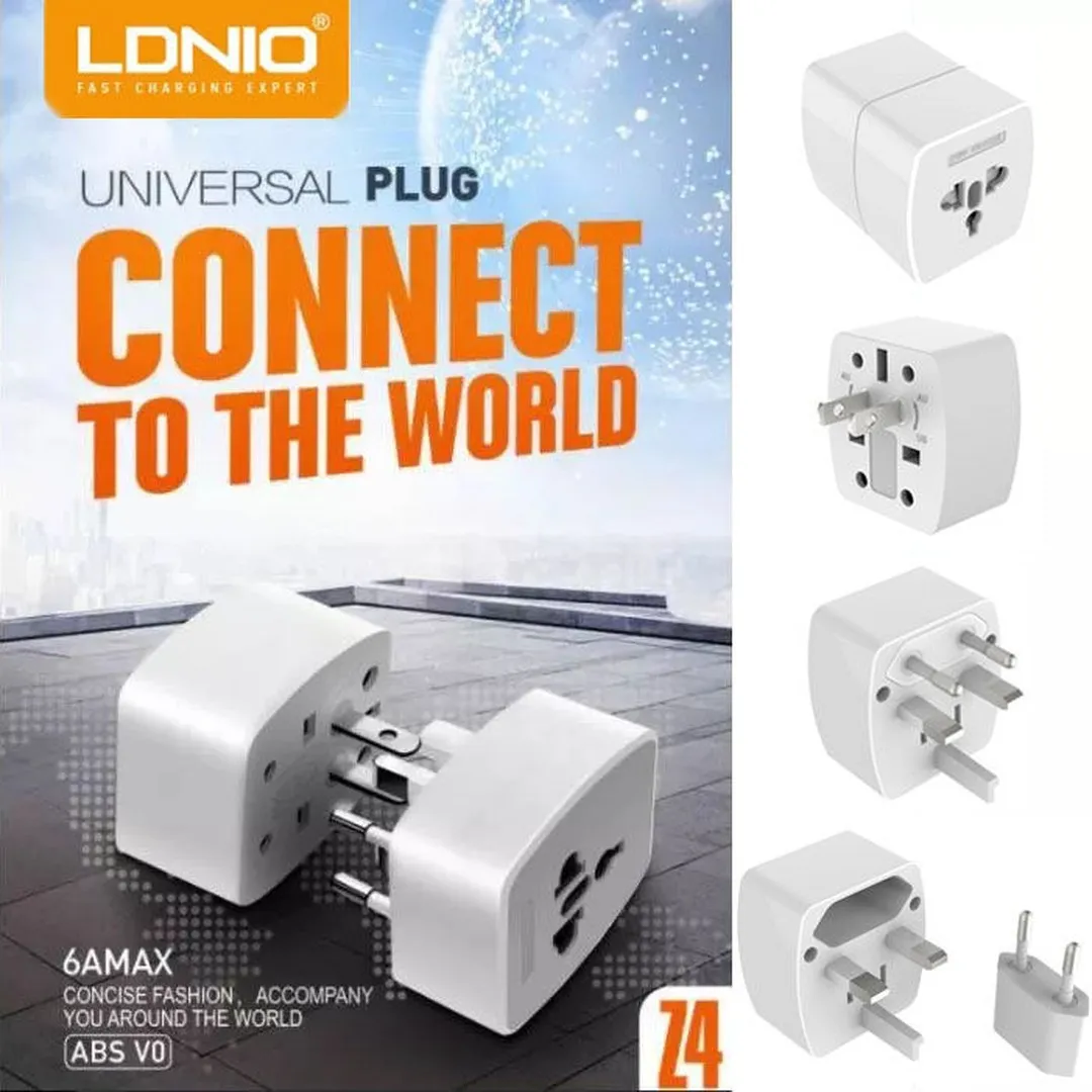 LDNIO Z4 UNIVERSAL PLUG 6A MAX Mobile Accessories Price in Bangladesh - Mobile.com.bd