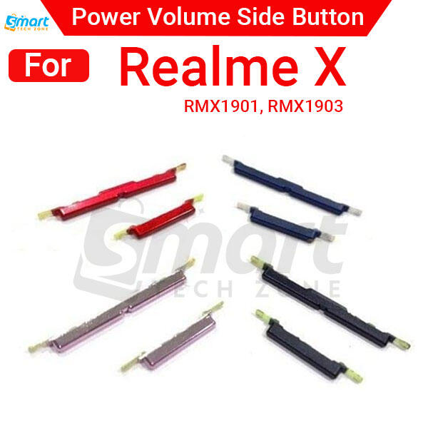 Power Volume Outside Key Side Button for Realme X RMX1901 RMX1903 External Volume Button + Power ON/OFF Replacement Parts Price in Bangladesh - Mobile.com.bd
