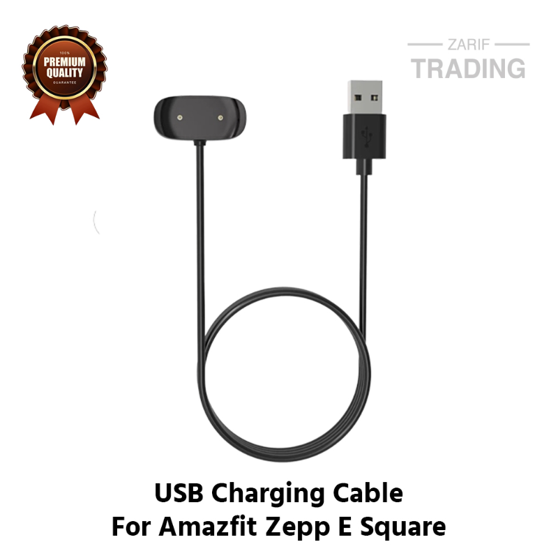 Amazfit Zepp E Square Magnetic Charging Cable High Quality USB Charger Cable Dock For Amazfit Zepp E Square Smart Watch Cables & Chargers Price in Bangladesh - Mobile.com.bd