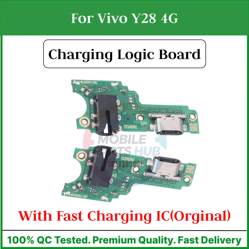 Charging Logic Board For Vivo Y28 4G Charging Port For USB Plug PCB Dock Connector Replacement Parts Charging Port Parts Price in Bangladesh - Mobile.com.bd