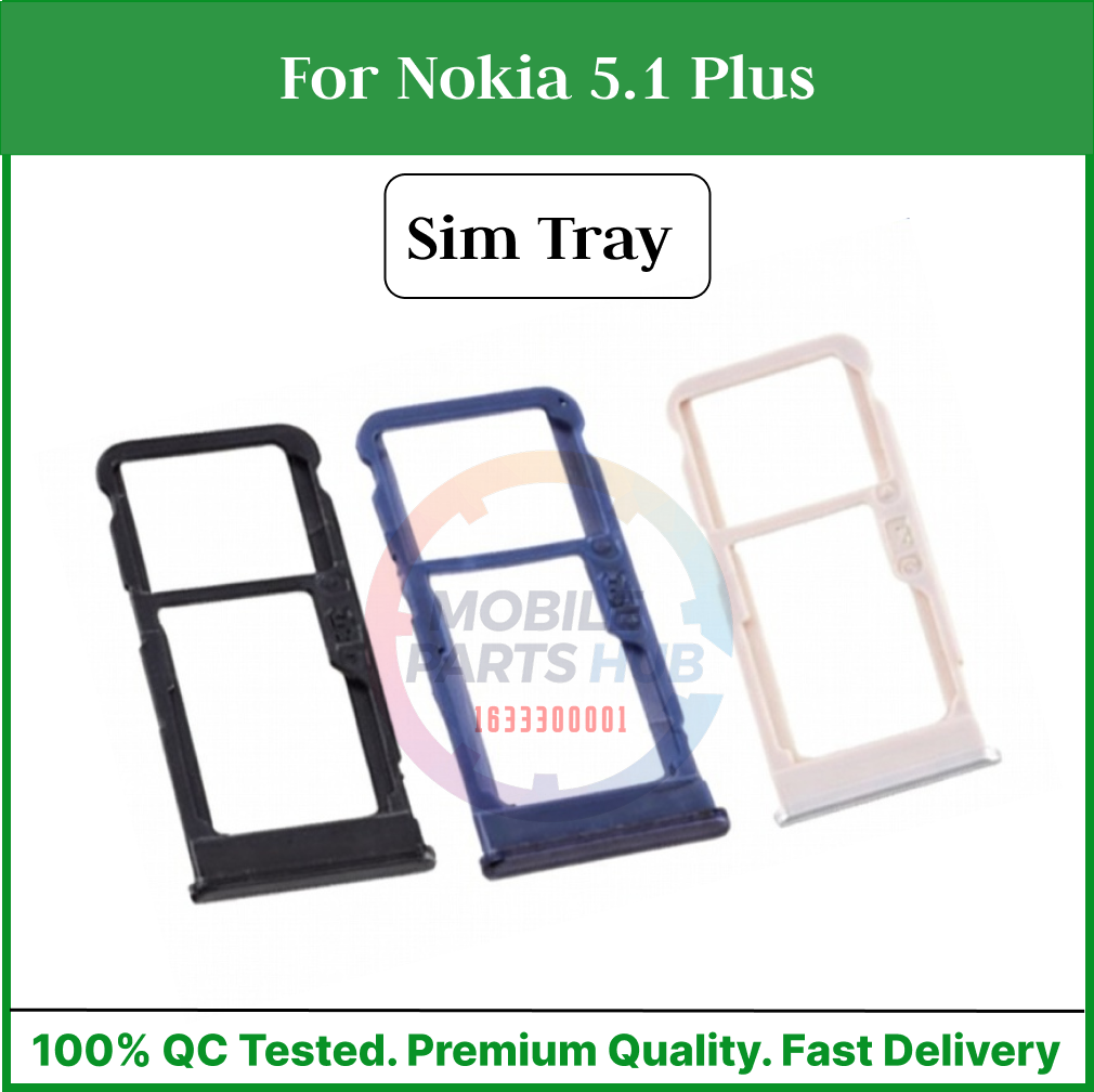Nokia 5.1 Plus Sim Tray Micro SD Card Slot with Sim Ejector Pin Replacement Part Mobile Parts & Accessories Price in Bangladesh - Mobile.com.bd