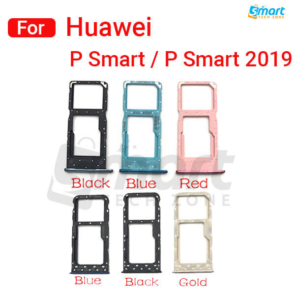 Huawei For Huawei P Smart  P Smart 2019 Sim Tray Micro SD Card Slot with Sim Ejector Pin Replacement Part Sim Trays & Ejector Pins Price in Bangladesh - Mobile.com.bd