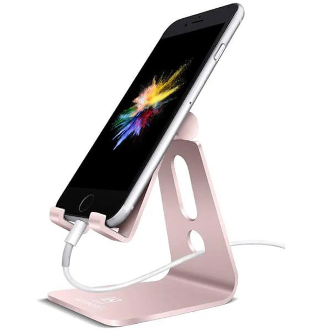 Aluminum Metal Mobile Phone Tablet Holder Desk Stand Phone Holders & Stands Price in Bangladesh - Mobile.com.bd