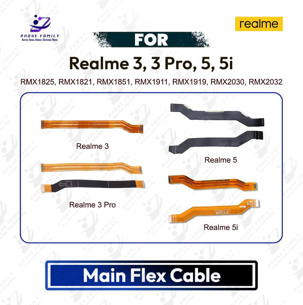 Realme 3, 3 Pro, 5, 5i Main Board Motherboard Connector Flex Cable - Price in Bangladesh