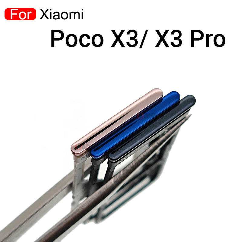 Xiaomi Poco X3/ X3 Pro Sim Tray Micro SD Card Slot with Sim Ejector Pin Replacement Part Sim Trays & Ejector Pins Price in Bangladesh - Mobile.com.bd