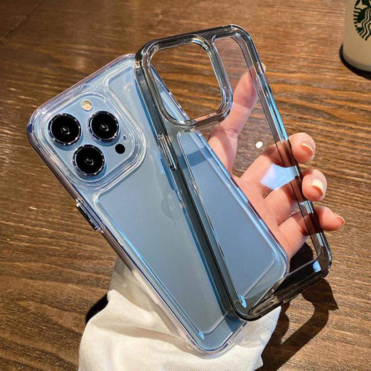 New High transparent acrylic For Apple 14 phone case transparent iPhone13Pro/max for iphone 12/XR/XS/MAX case (Back Case Cover For Smartphone)
