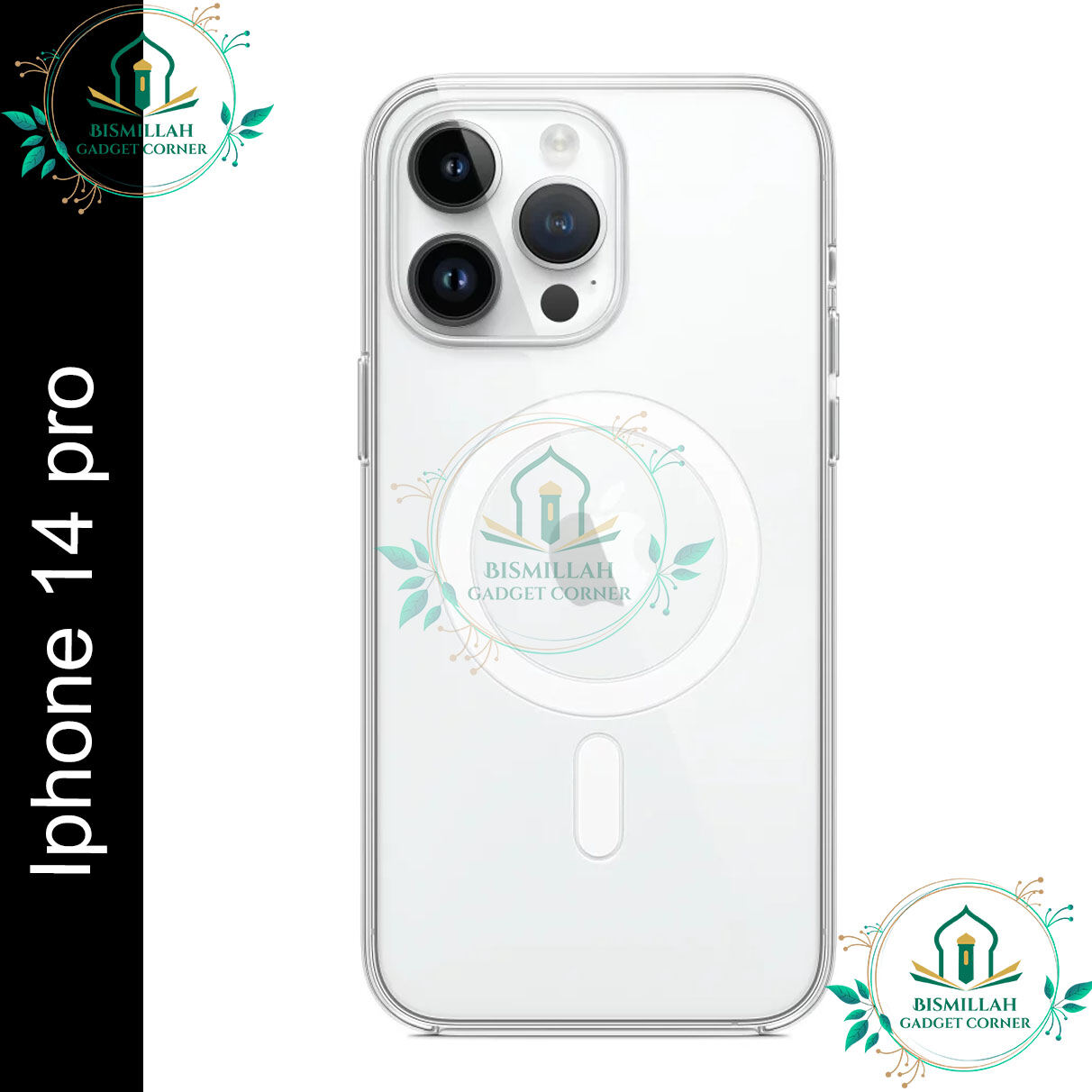 Transparent TPU / Acrylic Crystal Clear MagSafe Case for Apple IPhone 14 pro Clear