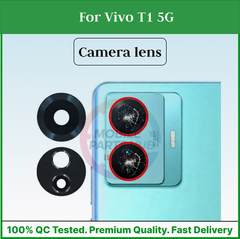 Camera Main Glass Lens for Vivo T1 5G  Replacement Part (Not Tempered Camera Glass Protector) Mobile Parts & Accessories Price in Bangladesh - Mobile.com.bd