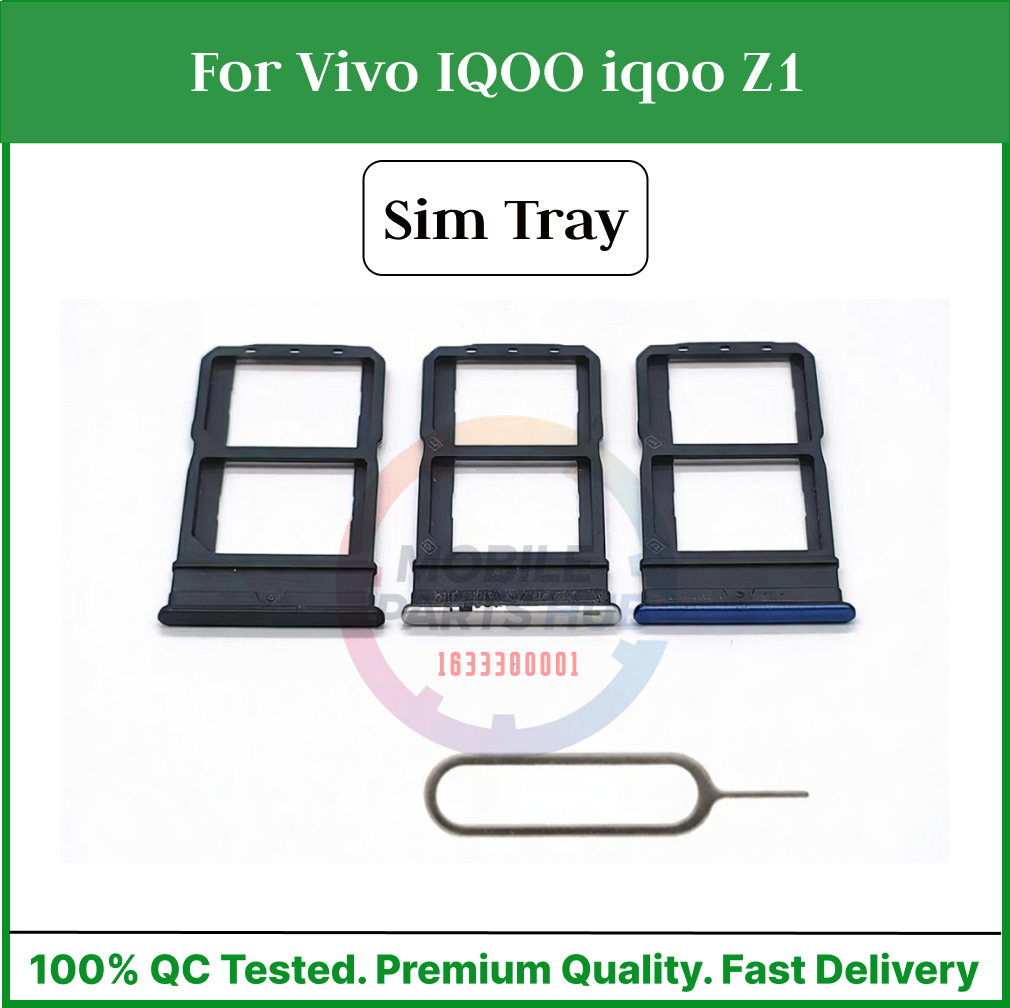 Vivo IQOO iqoo Z1  Sim Tray Micro SD Card Slot with Sim Ejector Pin Replacement Part Mobile Parts & Accessories Price in Bangladesh - Mobile.com.bd