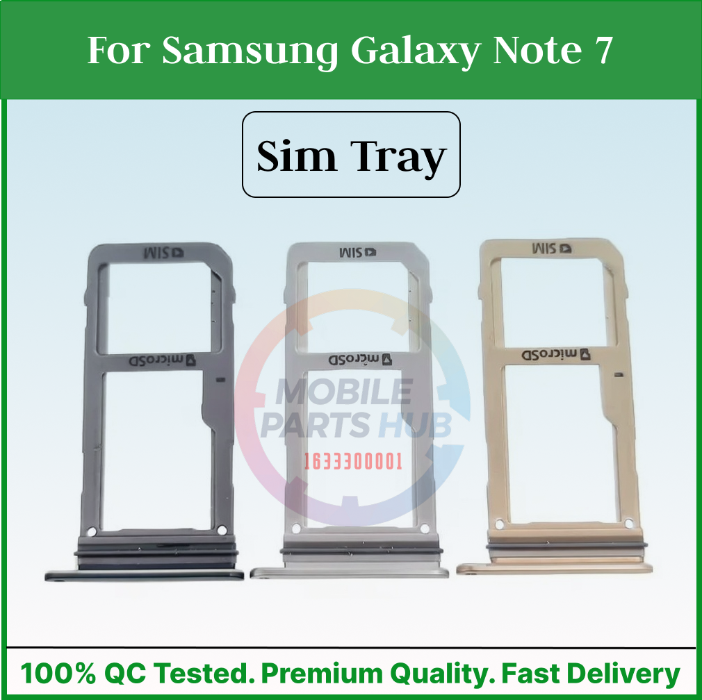 For Samsung Galaxy Note 7 Sim Tray Micro SD Card Slot with Sim Ejector Pin Replacement Parts