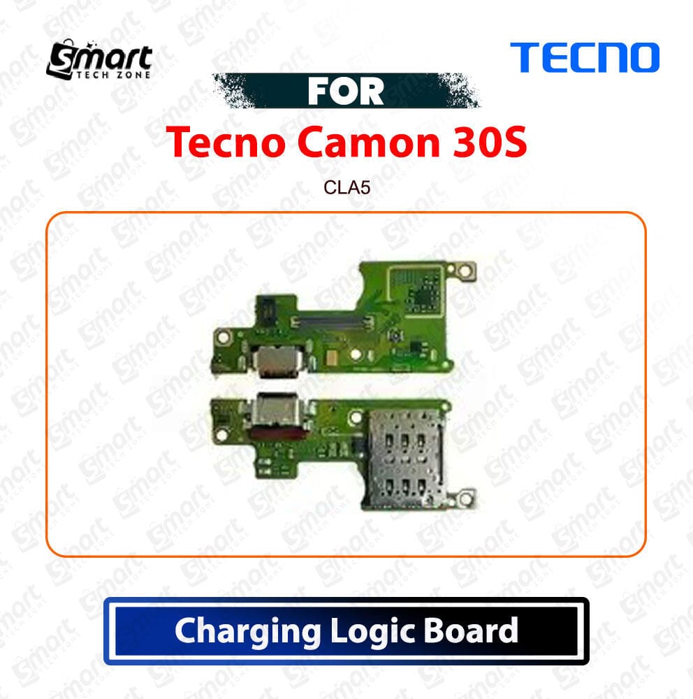 Tecno Camon 30S Charging Logic Board Charging Port PCB USB Plug Dock Connector Flex Replacement Repair Spare Part For CLA5 Price in Bangladesh - Mobile.com.bd