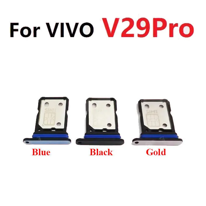 Vivo V29 Pro Sim Tray Micro SD Card Slot with Sim Ejector Pin Replacement Part Sim Trays & Ejector Pins Price in Bangladesh - Mobile.com.bd