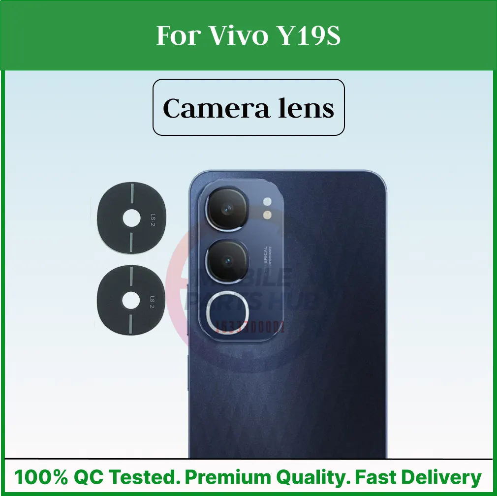 Back Rear Camera Lens Glass Compatible with For Vivo Y19S Camera Lens Glass Without Frame Mobile Parts & Accessories Price in Bangladesh - Mobile.com.bd