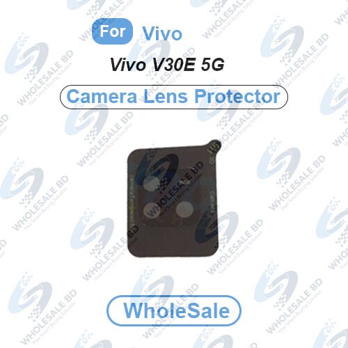 3D Camera Glass Lens Cover Tempered Glass Protector for Vivo V30E 5G Full Camera Coverage I 3D Lens Shield I Oil Resistant (Wholesale) - Price in Bangladesh
