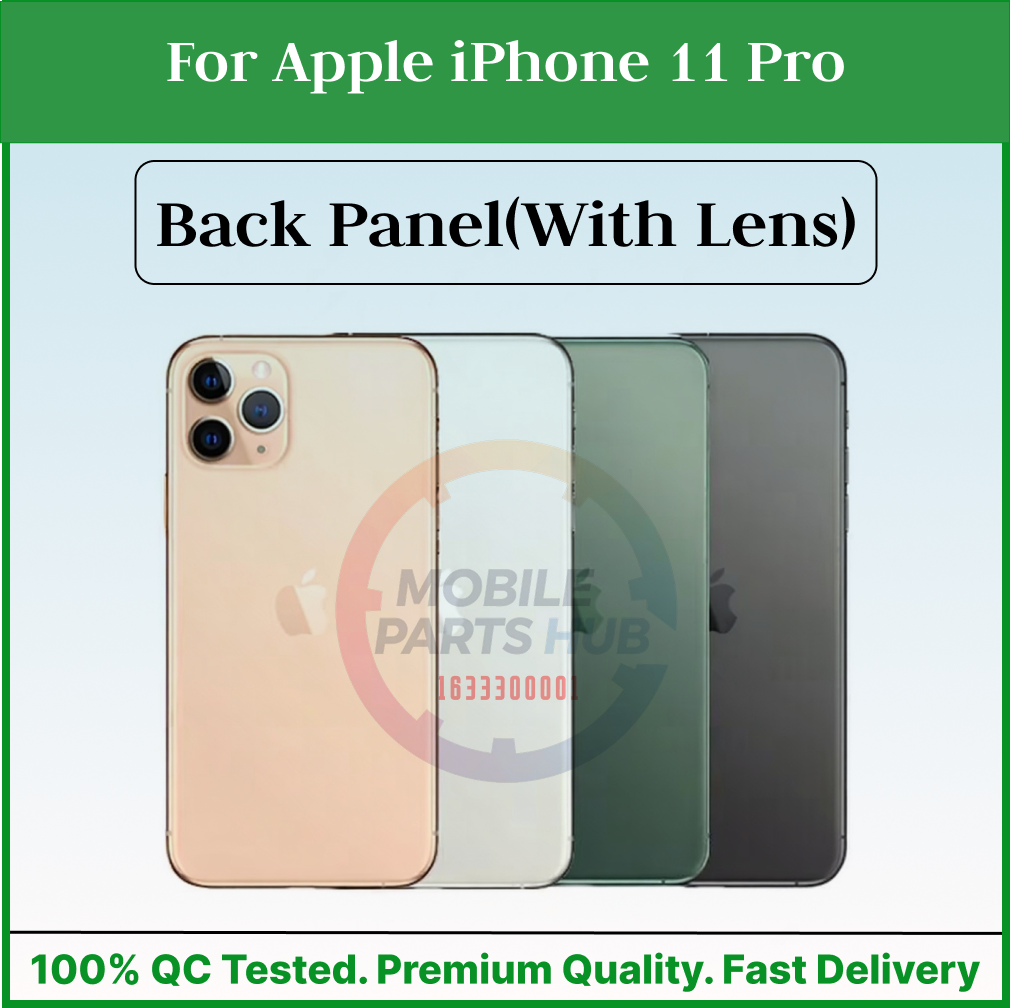 For Apple iPhone 11 Pro Back Panel/Backshell/ Casing + Camera Lens With Logo-All Colors Available Mobile Parts & Accessories Price in Bangladesh - Mobile.com.bd