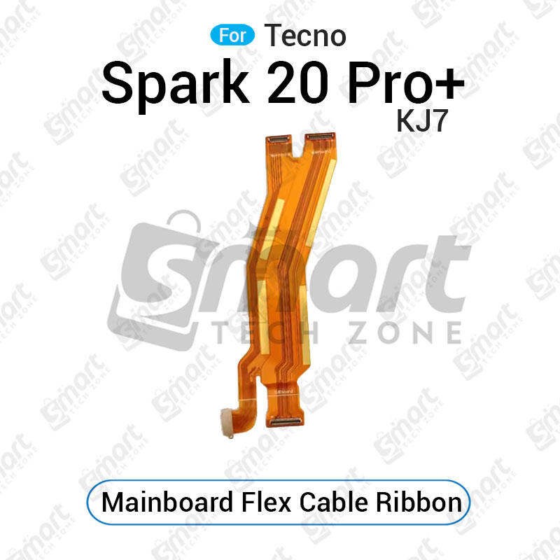 Tecno Spark 20 Pro / 20 Pro+ Motherboard Connector Flex Cable Ribbon | Main Board Flex Ribbon Cable | KJ6 KJ7 | Exact Fit Flex Cables Price in Bangladesh - Mobile.com.bd