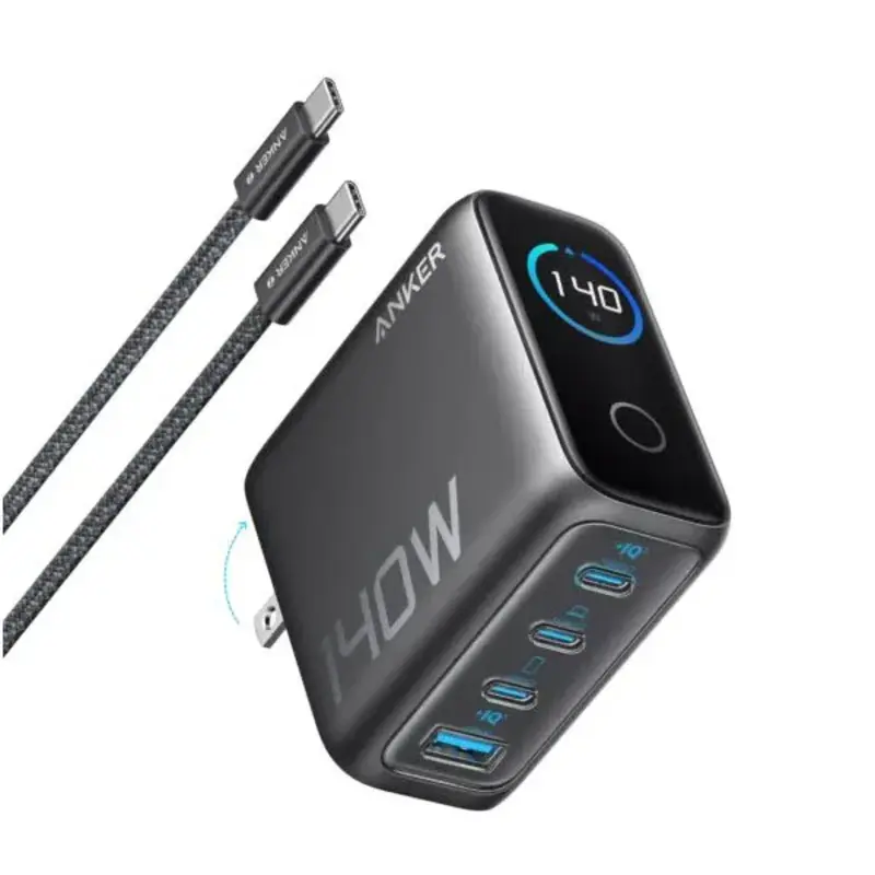 Anker 140W 4-Port Adapter with USB-C Cable Cable & Adapters Price in Bangladesh - Mobile.com.bd
