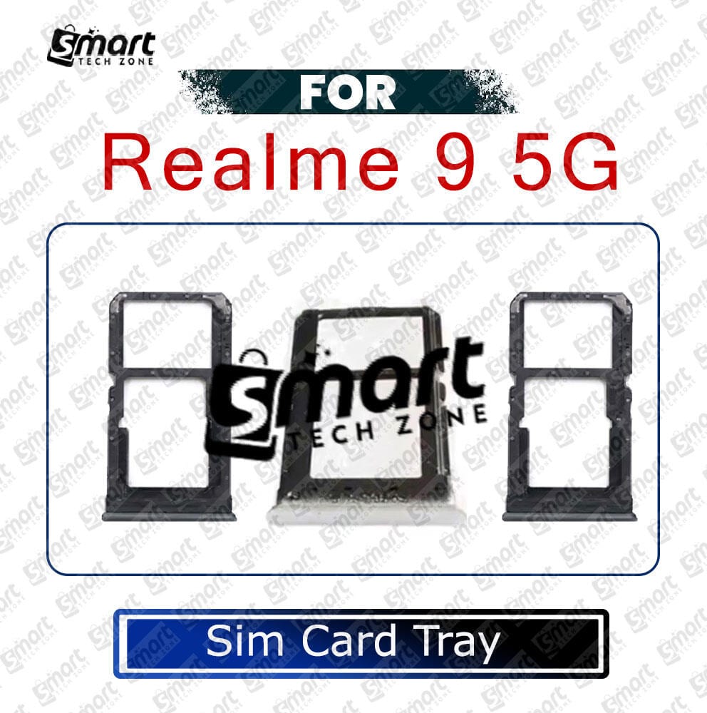 For Realme 9 5G Sim Tray Micro SD Card Slot with Sim Ejector Pin Replacement Parts Sim Card Tray Price in Bangladesh - Mobile.com.bd