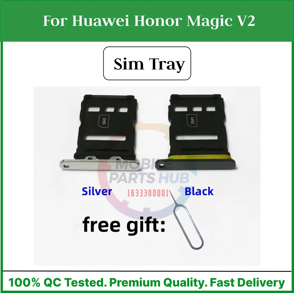 Huawei Honor Magic V2 Sim Tray Micro SD Card Slot with Sim Ejector Pin Replacement Part Sim Trays & Ejector Pins Price in Bangladesh - Mobile.com.bd