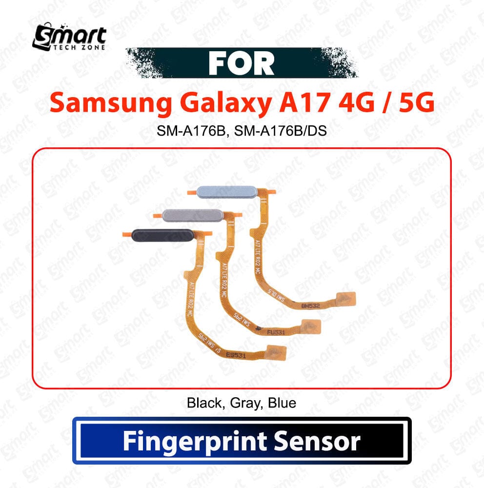 Samsung Galaxy A17 4G, A17 5G Fingerprint Sensor Flex Cable Home Button Scanner Replacement Repair Spare Part - Price in Bangladesh