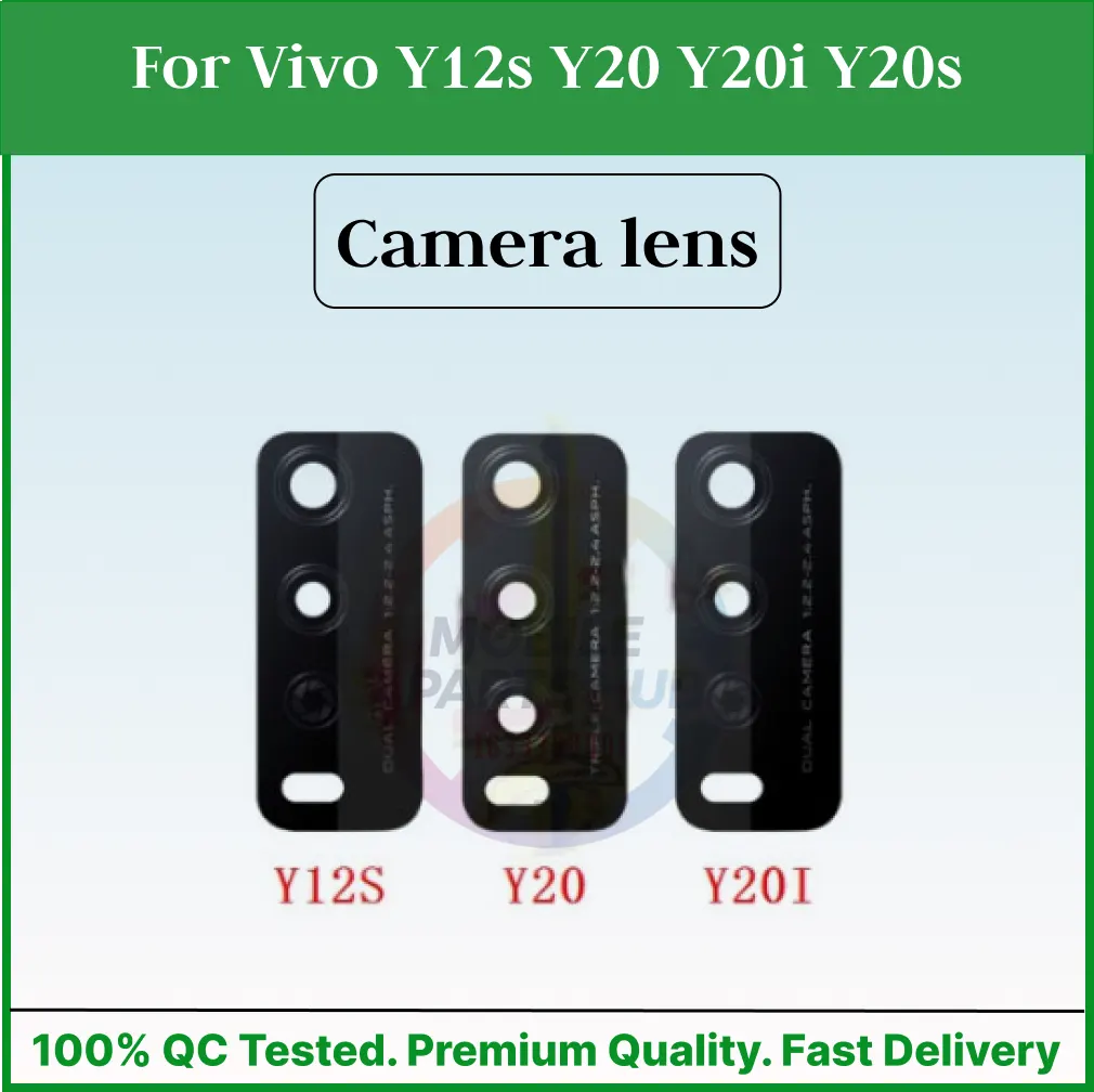 Back Rear Camera Lens Glass Compatible with Vivo Y12s Y20 Y20i Y20s Camera Lens Glass Without Frame Mobile Parts & Accessories Price in Bangladesh - Mobile.com.bd
