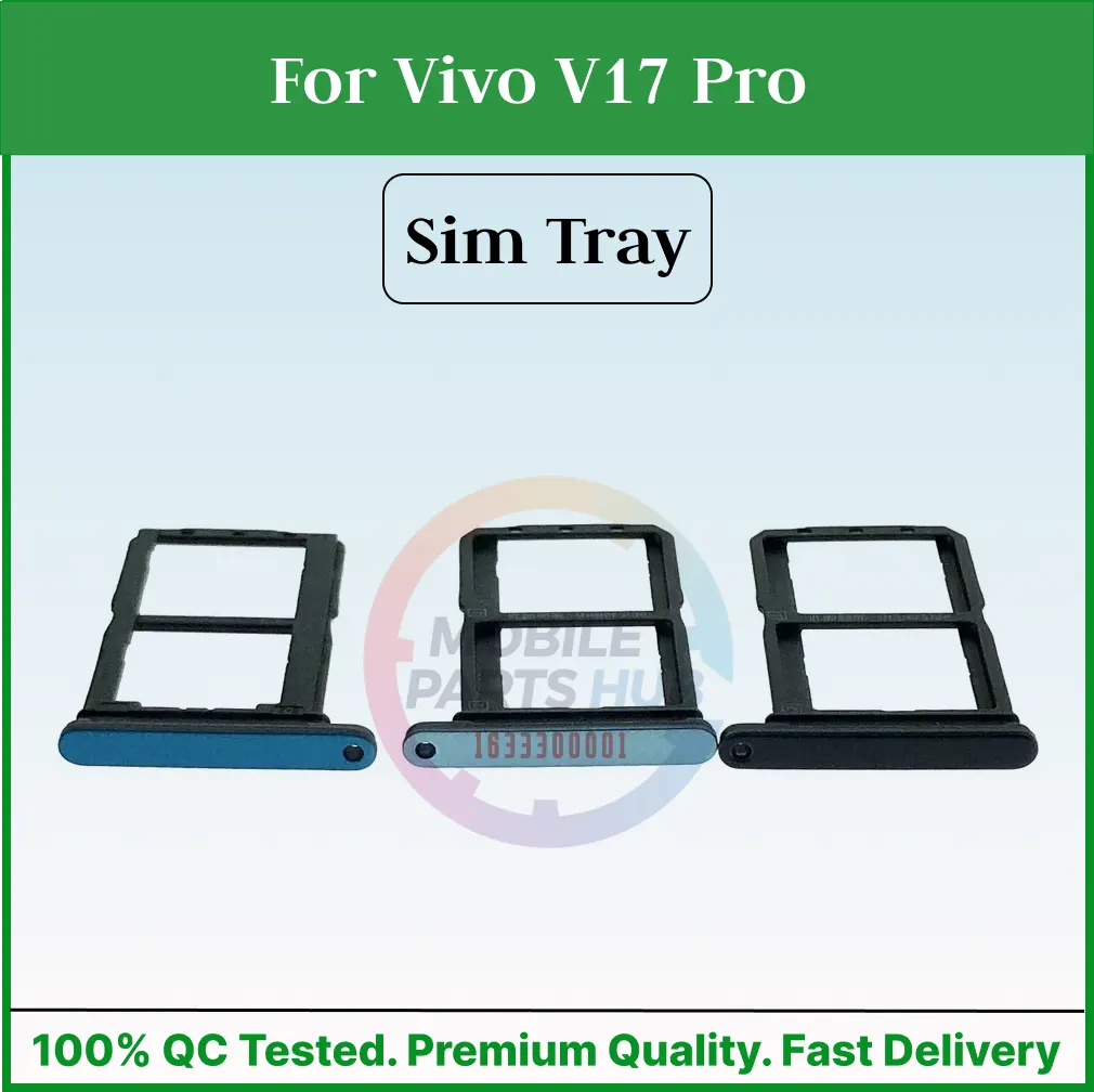 Vivo V17 Pro Sim Tray Micro SD Card Slot with Sim Ejector Pin Replacement Part Sim Trays & Ejector Pins Price in Bangladesh - Mobile.com.bd
