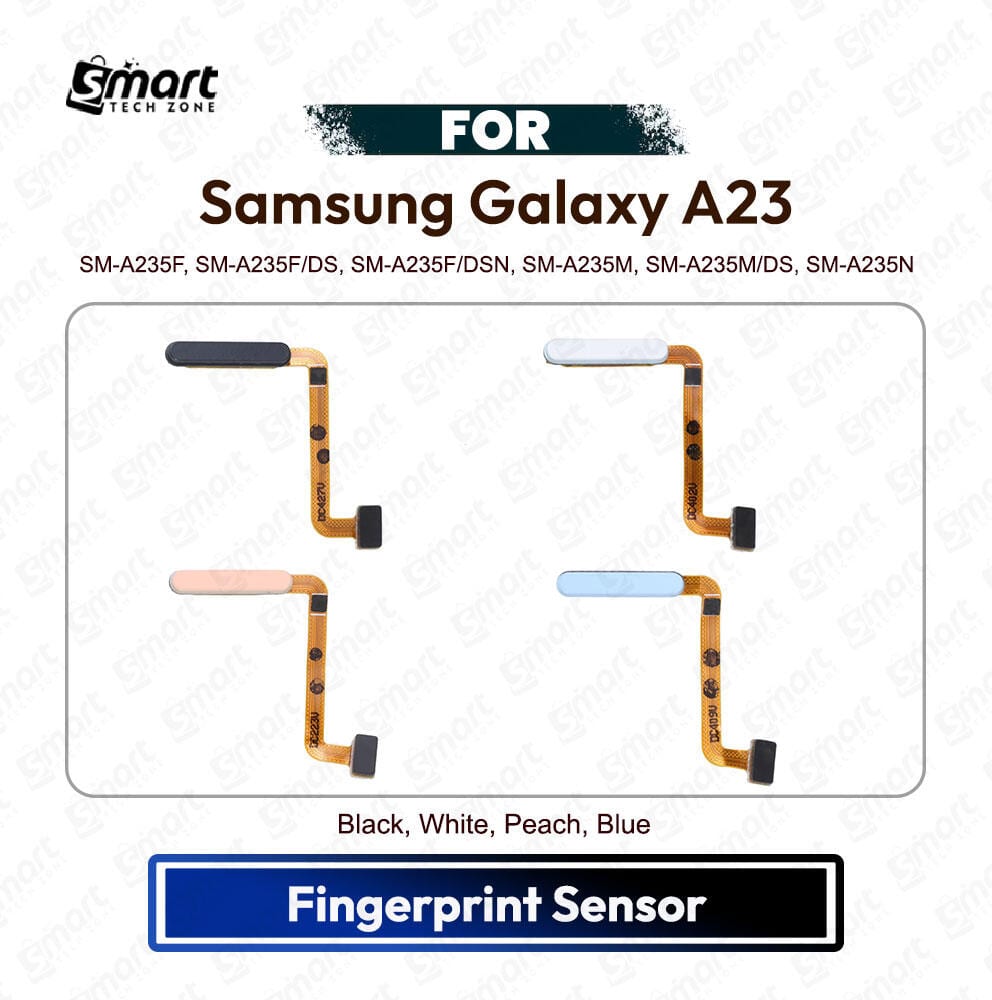 Samsung Galaxy A23 Fingerprint Sensor Flex Cable Home Button Scanner Replacement Repair Spare Part (SM-A235F, SM-A235F/DS, SM-A235F/DSN, SM-A235M, SM-A235M/DS, SM-A235N) - Price in Bangladesh