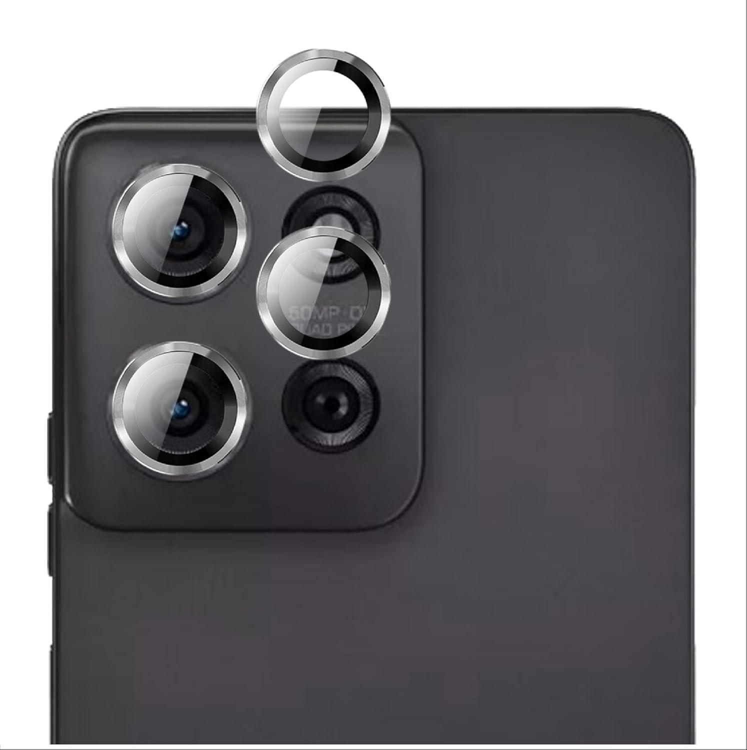 Motorola For Motorola Moto G75 Camera Protector WSKEN Metal Ring Tempered Glass Camera Lens Protector 100% Original Screen & Lens Protectors Price in Bangladesh - Mobile.com.bd