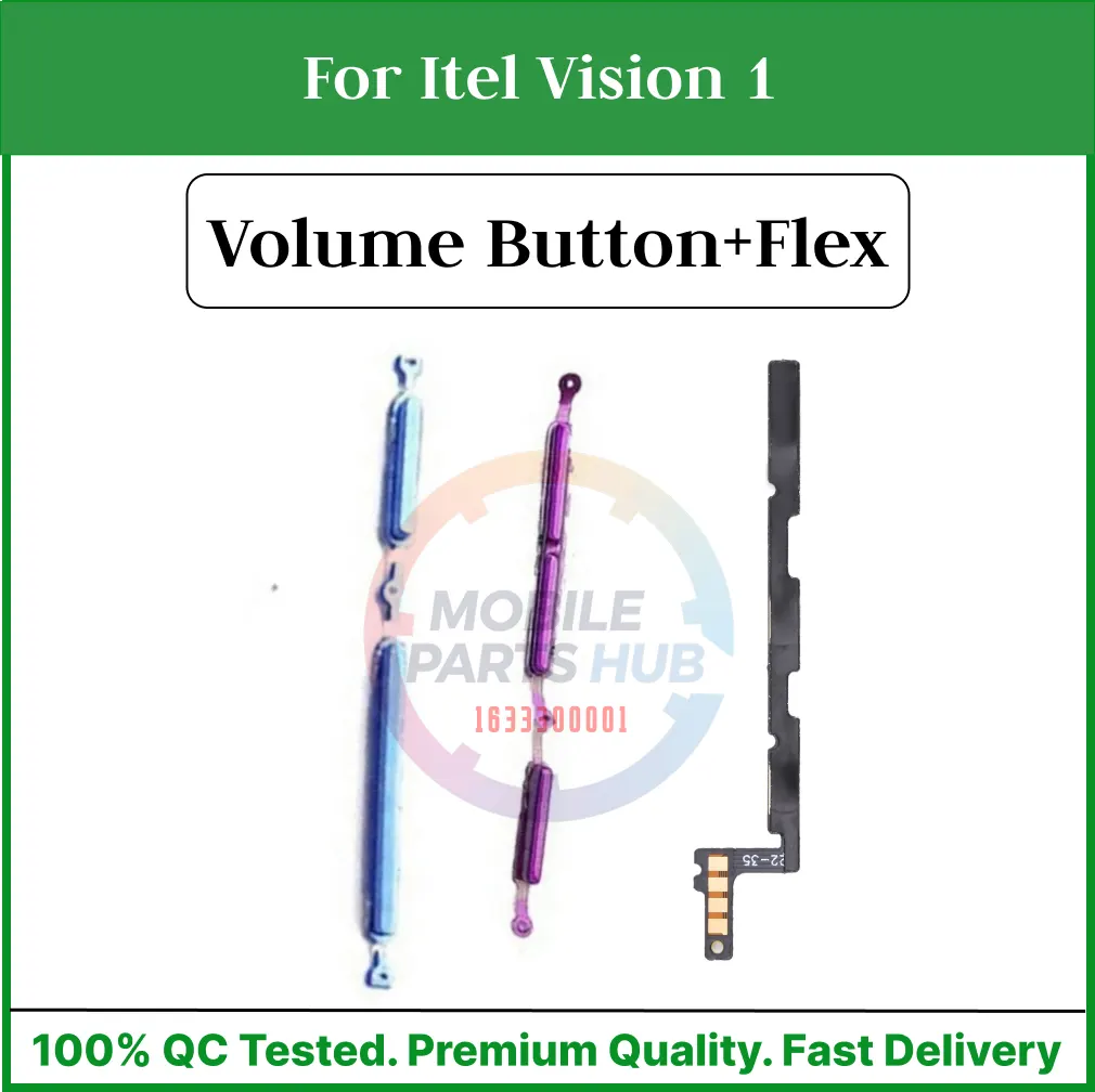 Itel Vision 1   Power on / off Switch Button Side Volume Up Down Buttons +Flex Cable Replacement Parts Flex Cables Price in Bangladesh - Mobile.com.bd