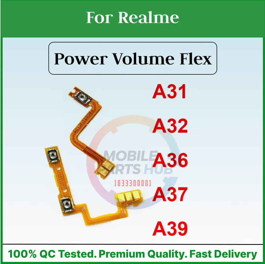 Oppo A31 A32 A36 A37 A39 4G power on / off Switch Button Side Volume Up Down Buttons Flex Cable Replacement Part - Price in Bangladesh