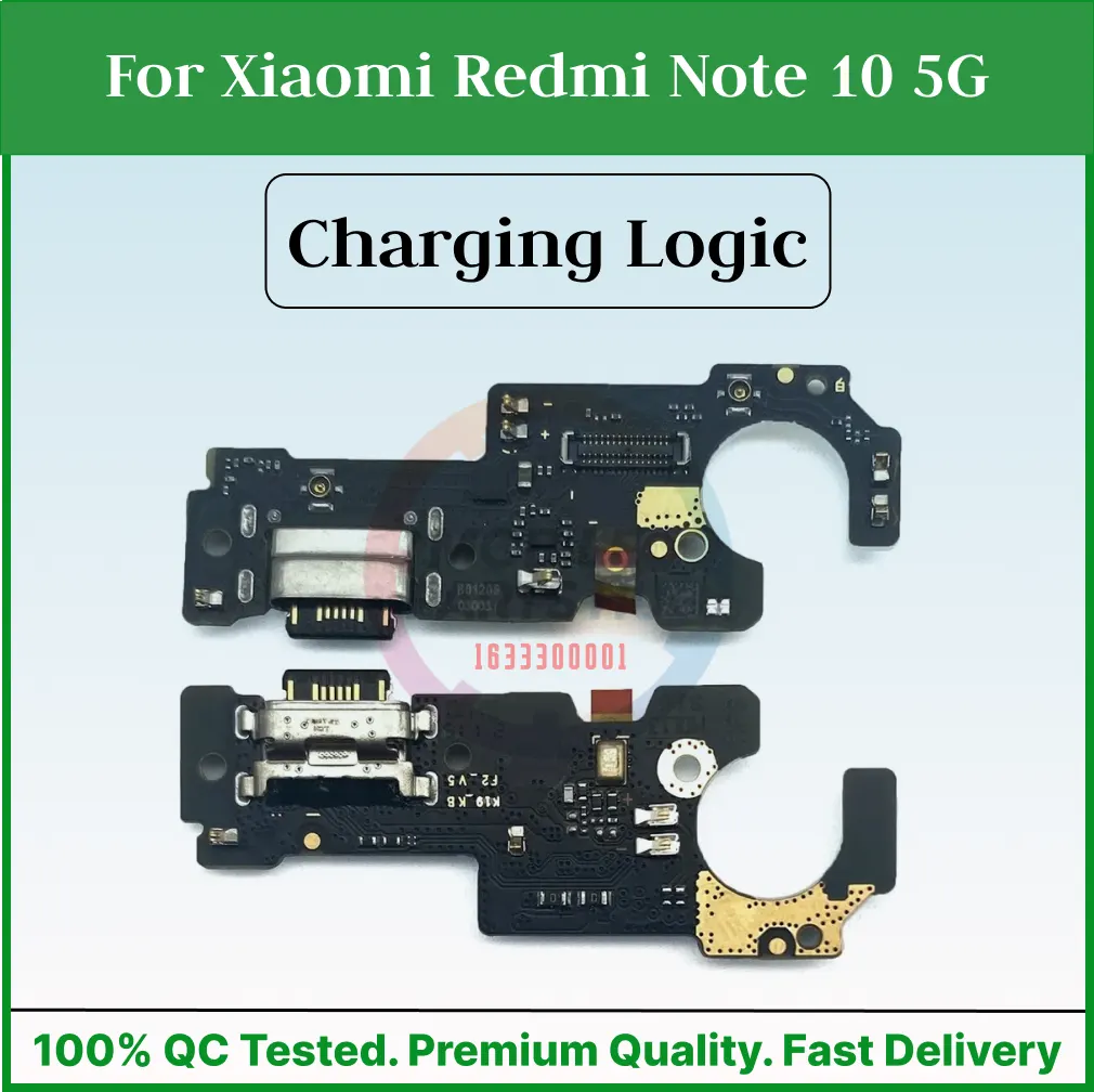 Charging Logic Board For Xiaomi Redmi Note 10 5G Charging Port USB Plug PCB Dock Connector Spare parts Charging Port Parts Price in Bangladesh - Mobile.com.bd