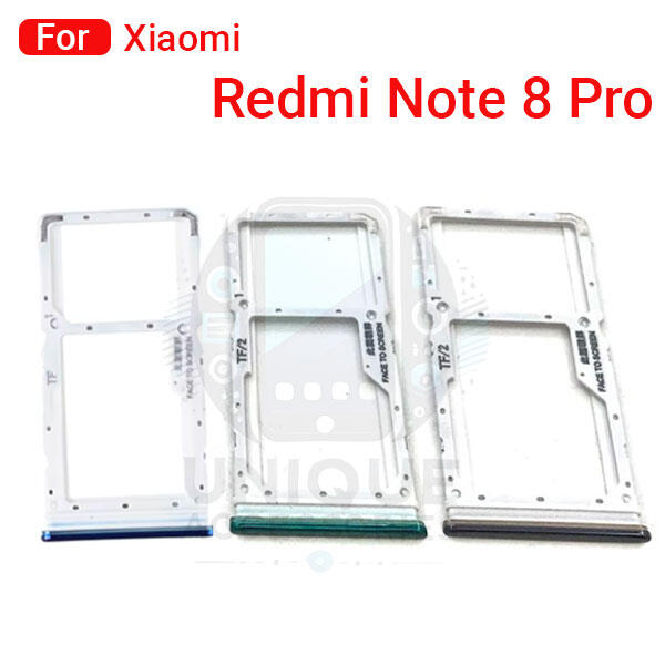 Xiaomi Redmi Note 8 Pro Sim Tray Micro SD Card Slot with Sim Ejector Pin Replacement Part Sim Trays & Ejector Pins Price in Bangladesh - Mobile.com.bd