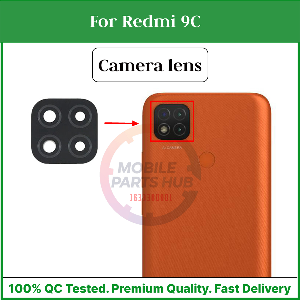 Camera Main Glass Lens for Redmi 9C Replacement Part (Not Tempered Camera Glass Protector) Mobile Parts & Accessories Price in Bangladesh - Mobile.com.bd