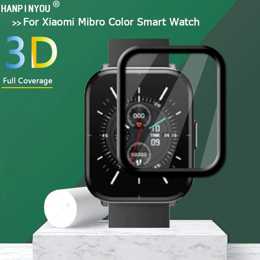 Mibro Color Smart Watch PMMA Plastic Full Coverage Screen Protector Phone Cases & Covers Price in Bangladesh - Mobile.com.bd