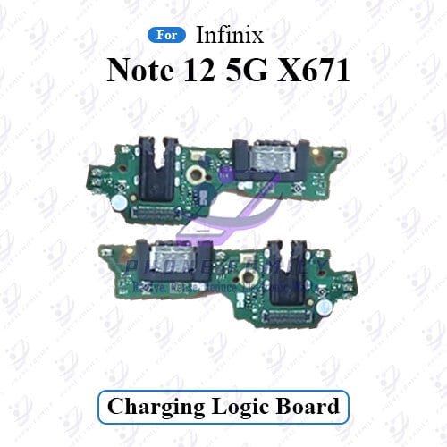 Charging Logic Board For Infinix Note 12 5G Charging Port USB Plug PCB Dock Connector Spare parts Price in Bangladesh - Mobile.com.bd