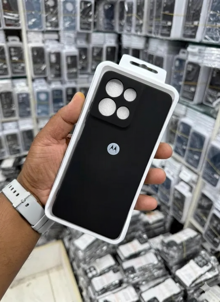 Original Premium Liquid Silicone Phone cover for Motorola Moto S50 Back Cover