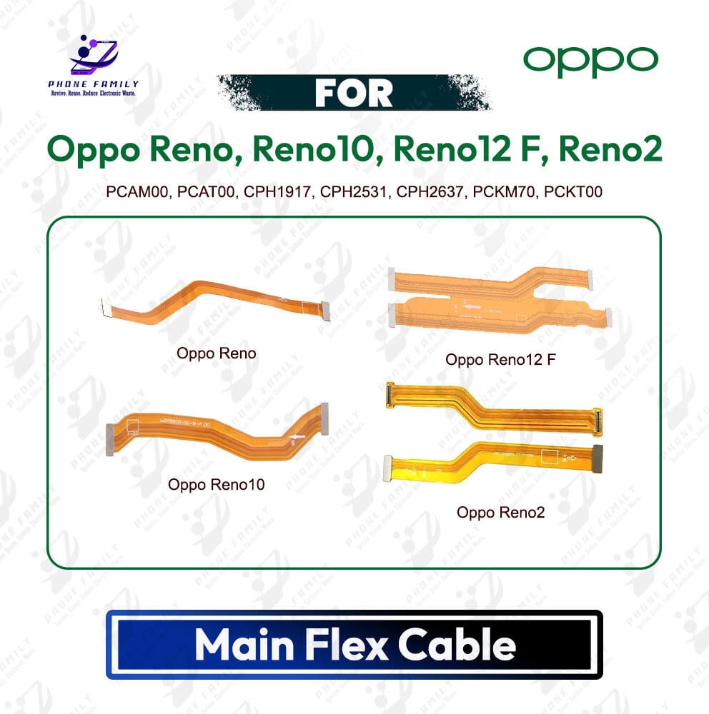 Oppo Reno, Reno10, Reno12 F, Reno2 Main Board Motherboard Connector Flex Cable - Price in Bangladesh