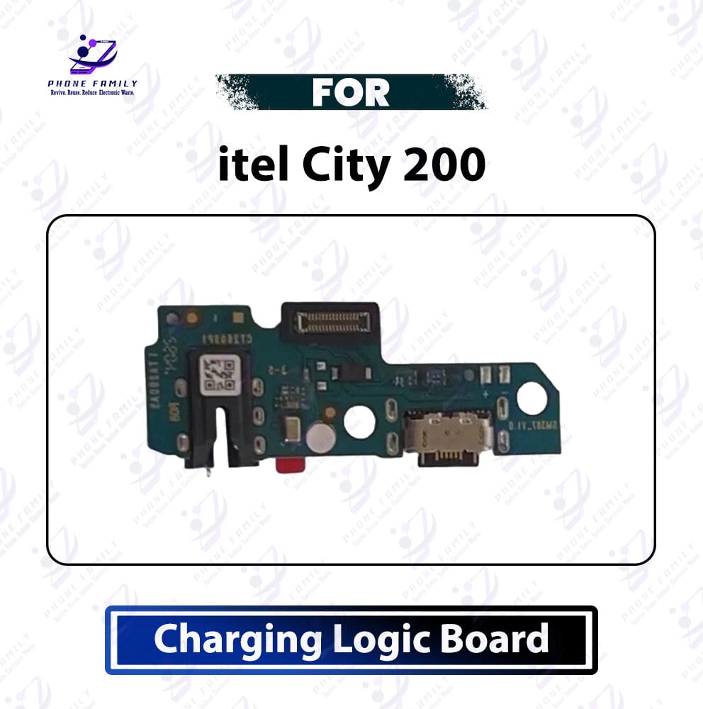 itel City 200 Charging Logic Board - USB Charging Port Dock Connector & Mic PCB Board Replacement Repair Spare Parts Price in Bangladesh - Mobile.com.bd