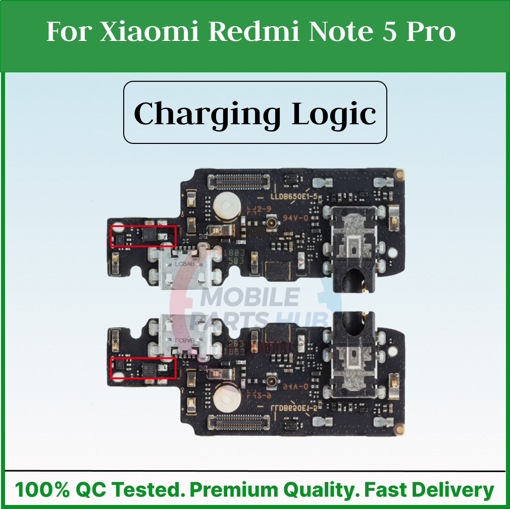 Charging Logic Board For Xiaomi Redmi Note 5 Pro Charging Port For (MEI7S) USB Plug PCB Dock Connector Replacement Parts Mobile Parts & Accessories Price in Bangladesh - Mobile.com.bd