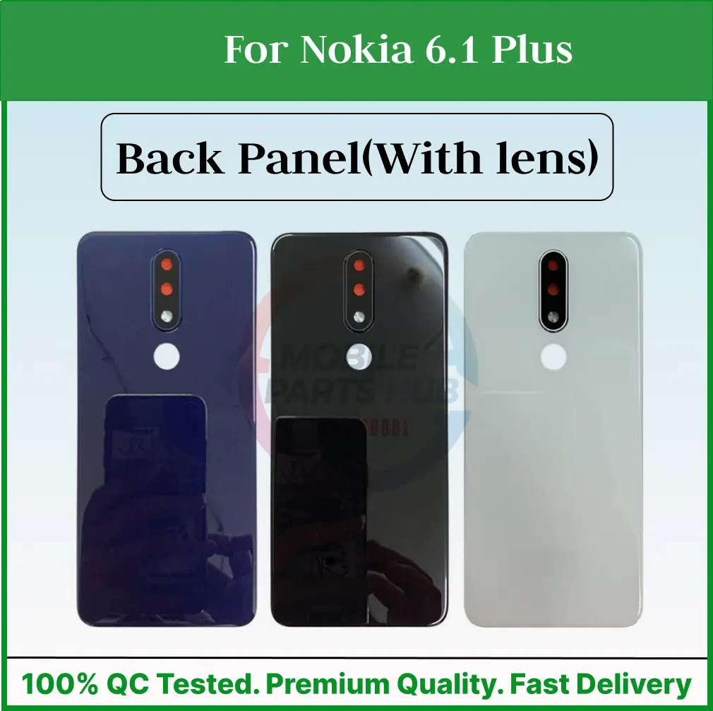 For Nokia 6.1 Plus Back Panel/Backshell/ Casing +Camera Lens  With Logo-All Colors Available For Nokia 6.1 Plus Back Panel/Backshell/ Casing +Camera Lens With Logo-All Colors Available Back Panels & Housings Price in Bangladesh - Mobile.com.bd
