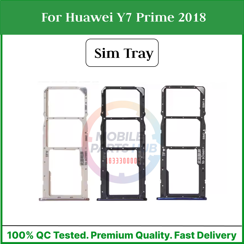 For Huawei Y7 Prime 2018 Nano Sim Card Tray Holder Sim Adaptor With Free Sim Ejector Pin Replacement Part Mobile Parts & Accessories Price in Bangladesh - Mobile.com.bd