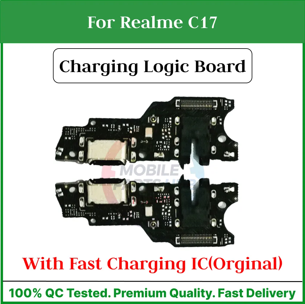 Charging Logic Board For Realme C17 Charging Port For USB Plug PCB Dock Connector Replacement Parts Charging Port Parts Price in Bangladesh - Mobile.com.bd