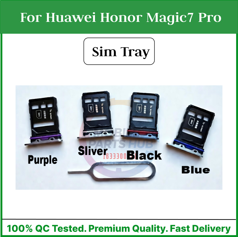 Huawei Honor Magic7 Pro Sim Tray Micro SD Card Slot with Sim Ejector Pin Replacement Part