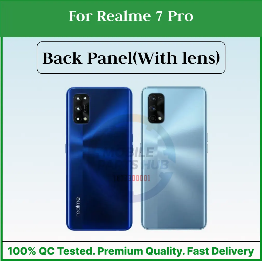 For Realme 7 Pro Back Panel/Backshell/ Casing +Camera Lens With Logo-All Colors Available Back Panels & Housings Price in Bangladesh - Mobile.com.bd