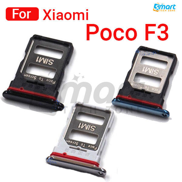 Xiaomi Poco F3 M2012K11AG Sim Tray Micro SD Card Slot with Sim Ejector Pin Replacement Part Sim Trays & Ejector Pins Price in Bangladesh - Mobile.com.bd