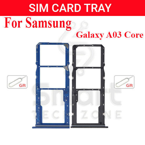 Samsung A03 Core Sim Tray Micro SD Card Slot with Sim Ejector Pin Replacement Part Replacement Parts Price in Bangladesh - Mobile.com.bd