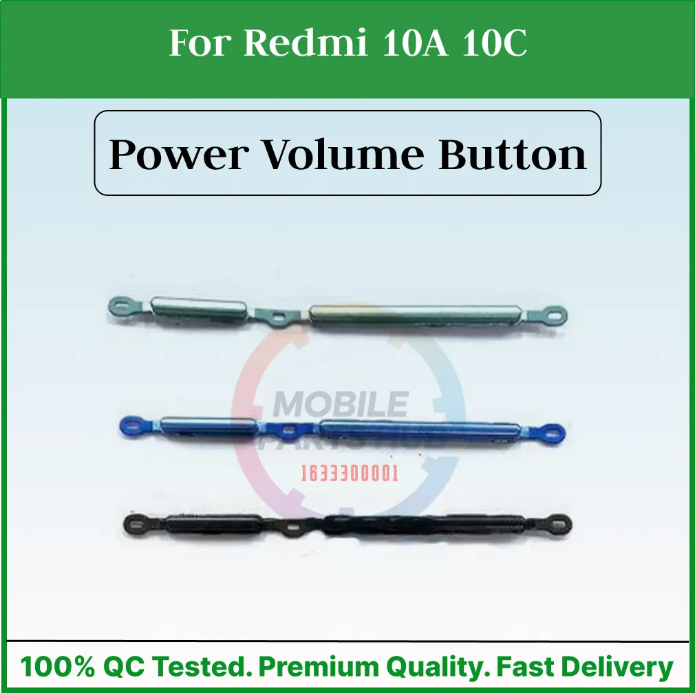 Power Volume Out Side Key Side Button For Redmi 10A 10C External Volume Button + Power ON OFF - Price in Bangladesh