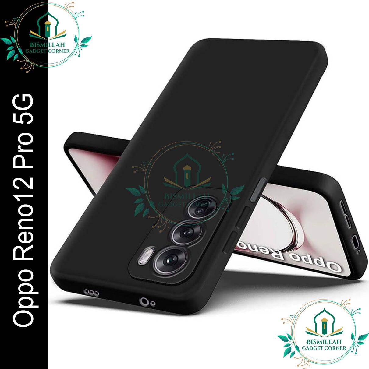 Premium Liquid Silicone Phone case for Oppo Reno12 Pro 5G Liquid Silicon Mobile Back Case Soft Silicone Phone Cover