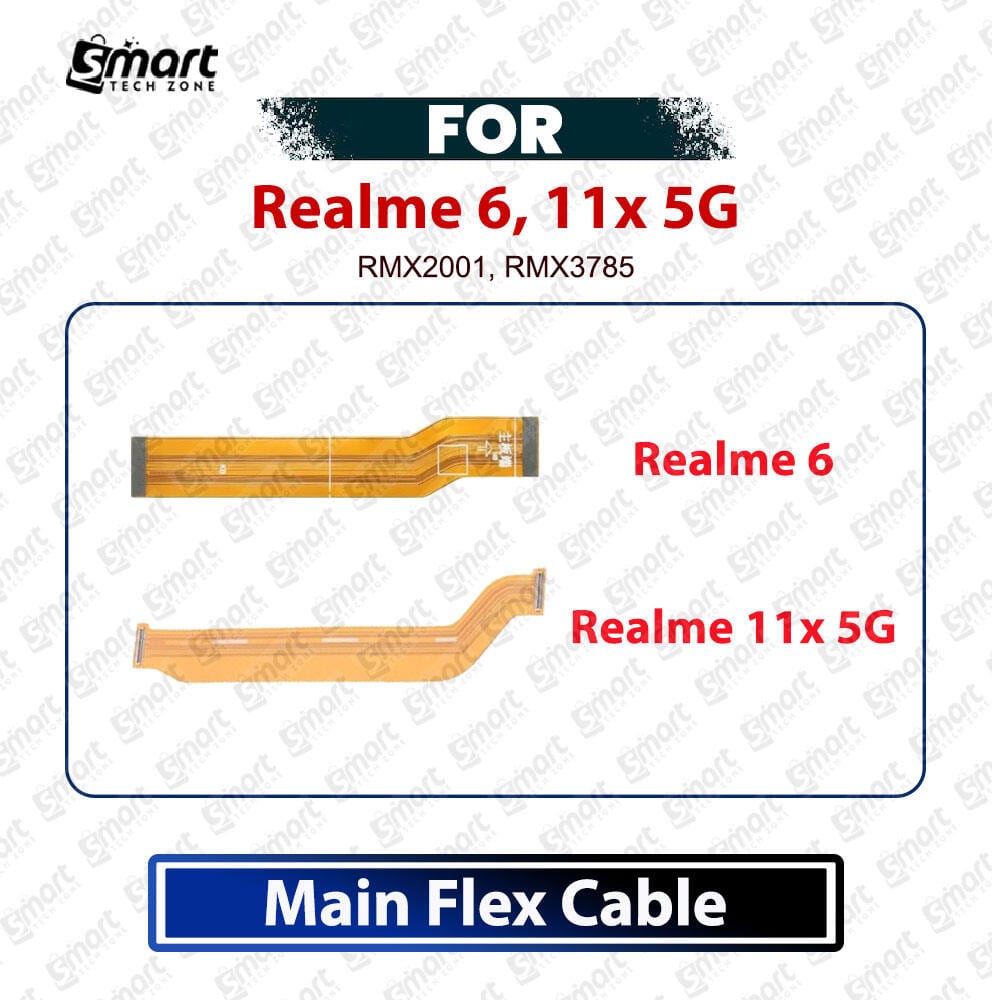Realme 6 Realme 11x 5G Main Board Motherboard Connector Flex Cable Replacement Repair Part For Realme RMX2001, RMX3785 Flex Cable Ribbon Price in Bangladesh - Mobile.com.bd