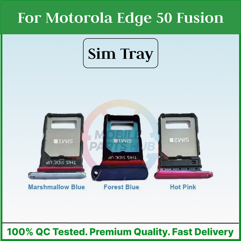 For Motorola Edge 50 Fusion Sim Tray Micro SD Card Slot with Sim Ejector Pin Replacement Parts Mobile Parts & Accessories Price in Bangladesh - Mobile.com.bd
